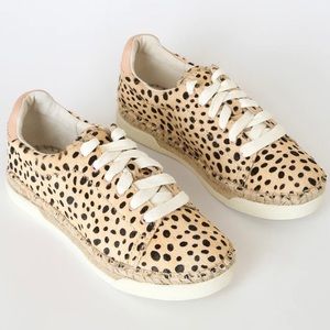 ✧⋆Dolce Vita✧ Madox Leopard Calf Hair Sneakers